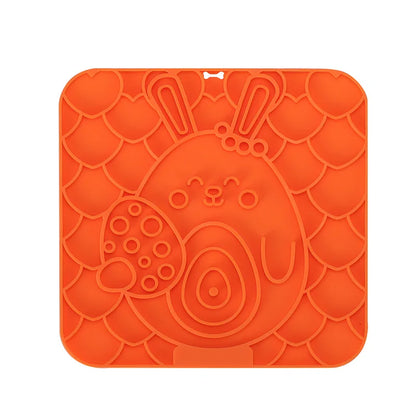 Tapis à Lécher en Silicone pour Chien – Apaisement & Alimentation Lente