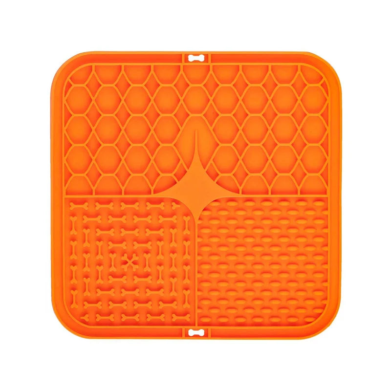 Tapis à Lécher en Silicone pour Chien – Apaisement & Alimentation Lente