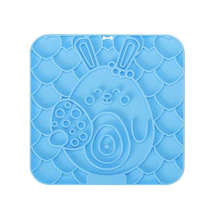 Tapis à Lécher en Silicone pour Chien – Apaisement & Alimentation Lente