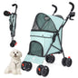 Poussette Légère pour Chien et Chat – Pliable & Respirante