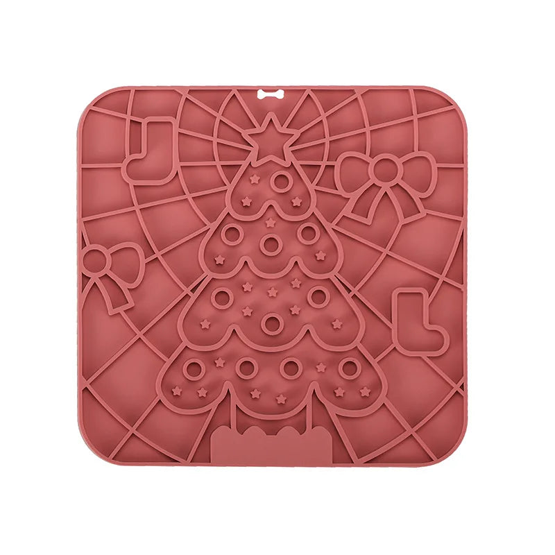 Tapis à Lécher en Silicone pour Chien – Apaisement & Alimentation Lente