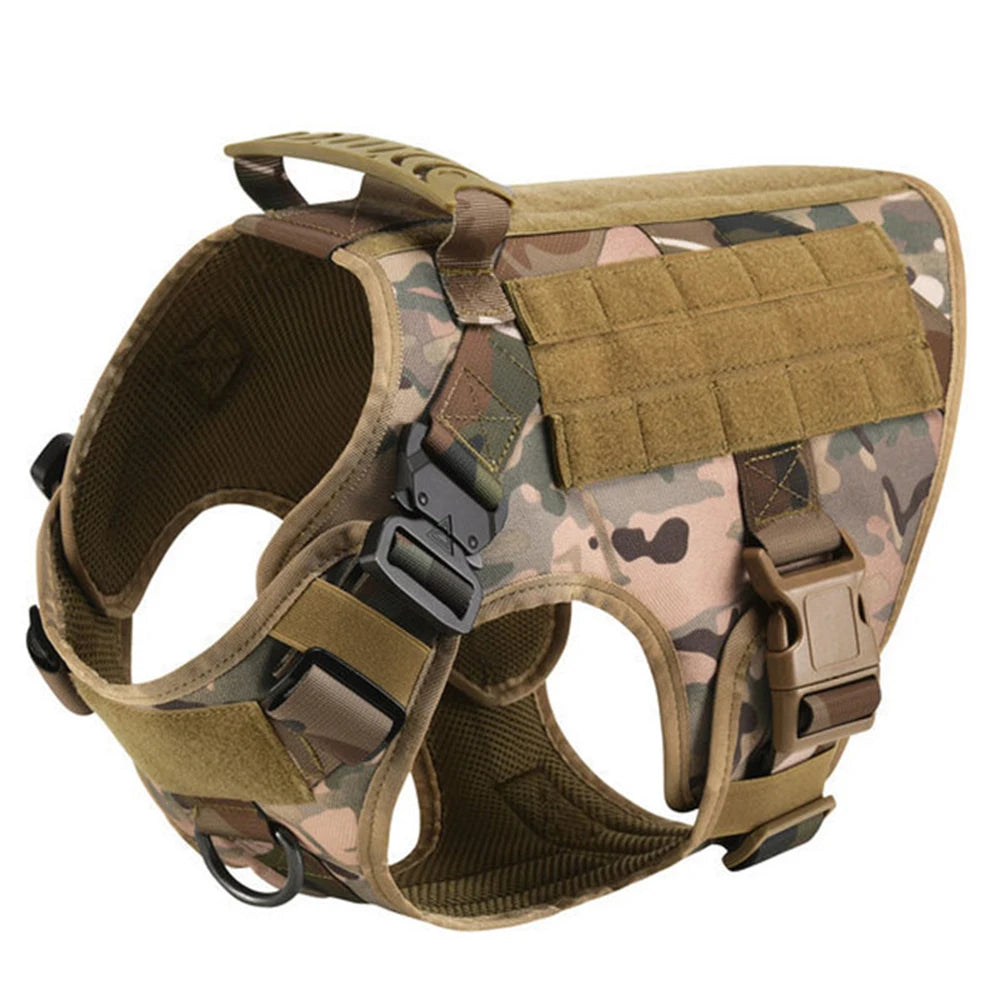 Harnais Tactique Renforcé pour Grand Chien – Ajustable, Résistant, Confort Max