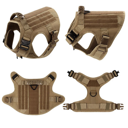 Harnais Tactique Renforcé pour Grand Chien – Ajustable, Résistant, Confort Max