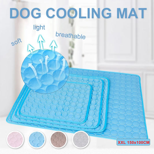 Tapis Rafraîchissant pour Chiens et Chats – Matelas Été Ultra Moelleux
