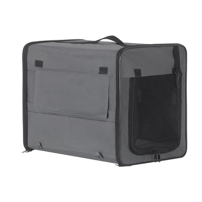 Boîte de Transport Pliable pour Chiens et Chats – Sécurisée et Confortable en Voiture